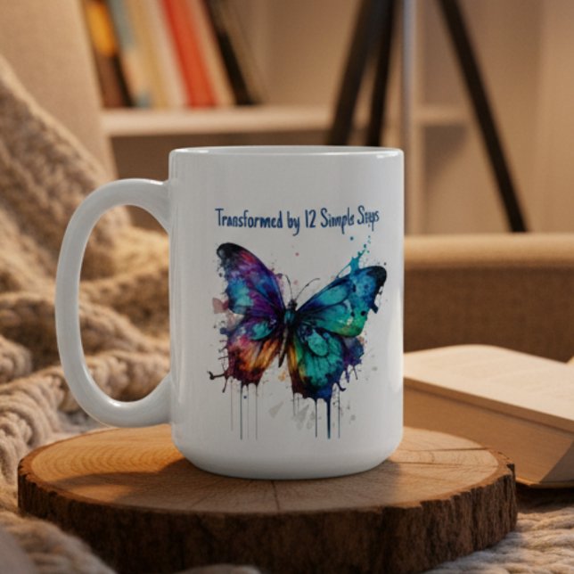 Transformed by 12 Simple Steps Coffee Mug (Creator Uploaded)