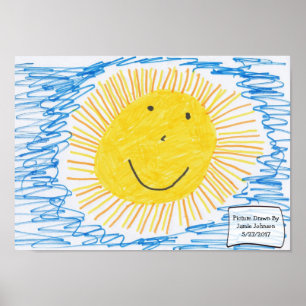 Transformez l'art de l'enfant en affiche !