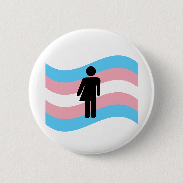 Transgender 2 Inch Round Button (Front)