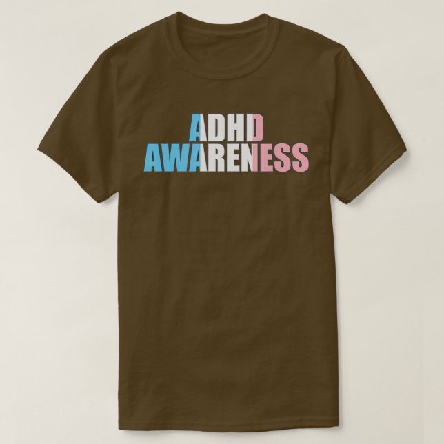 Transgender ADHD Awareness T-Shirt (Design Front)
