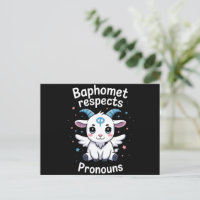 Transgender Baphomet Respects Pronouns Trans Pride