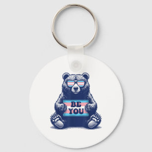 Transgender Be You Trans Pride M2f F2m Keychain