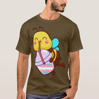 transgender bee bubble tea transgender bee bubble T-Shirt