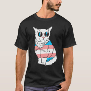 Transgender Cat Kitten Pet LGBTQ Transsexual Pride T-Shirt