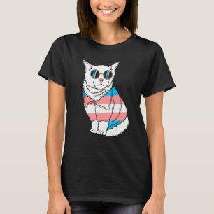 Transgender Cat Kitten Pet LGBTQ Transsexual Pride T-Shirt