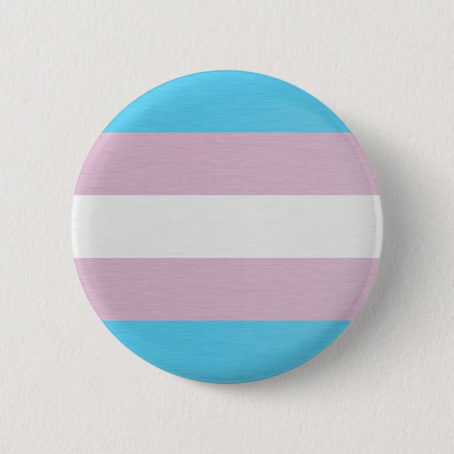 Transgender Equality Flag 2 Inch Round Button (Front)