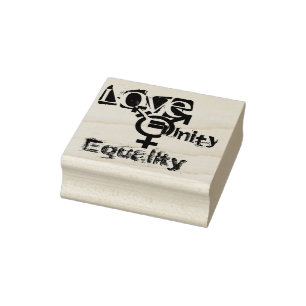 Transgender Equality Rubber Stamp
