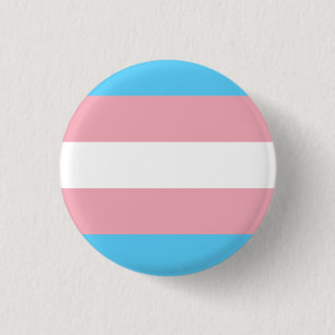 Transgender Flag 1 Inch Round Button
