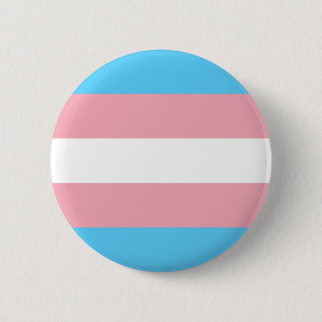 Transgender flag button (Front)