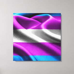 Transgender Flag Canvas Print