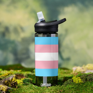 Transgender Flag, community, Pride / gender flag Water Bottle