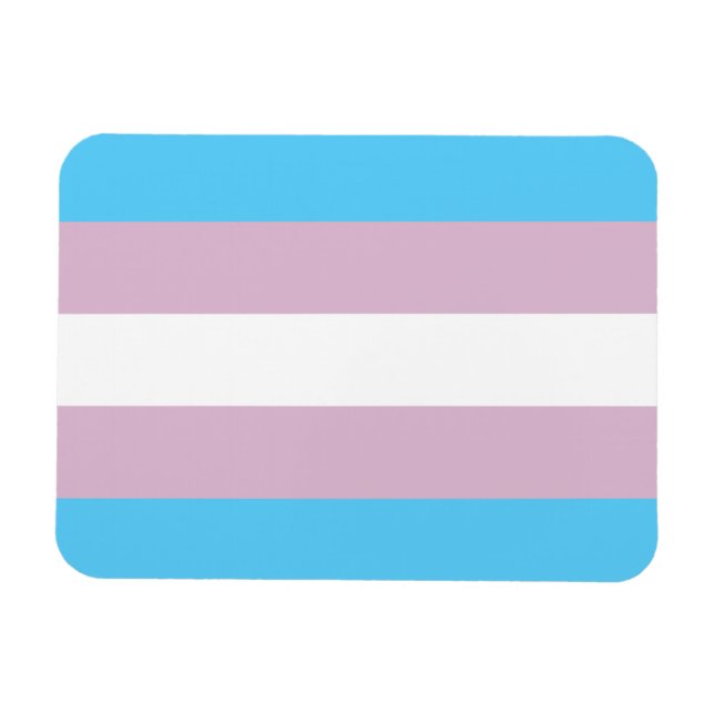 Transgender Flag Flexible Magnet (Horizontal)