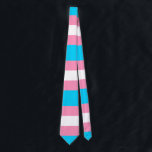 Transgender Flag | LGBTQIA  Pink, Blue and White Tie<br><div class="desc">Fun tie in light blue,  pink and white to stand for the transgender flag colors.</div>