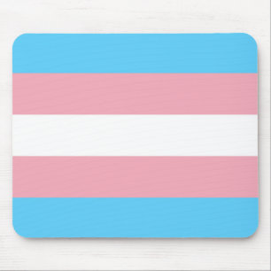 Transgender Flag Mouse Pad