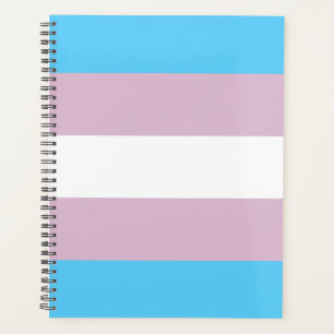 Transgender Flag Planner