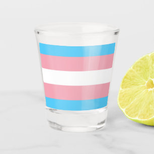Transgender Flag & Pride community /gender flag Shot Glass