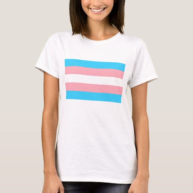 Transgender Flag  T-Shirt (Front)