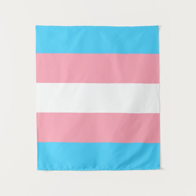Transgender Flag Tapestry (Front)