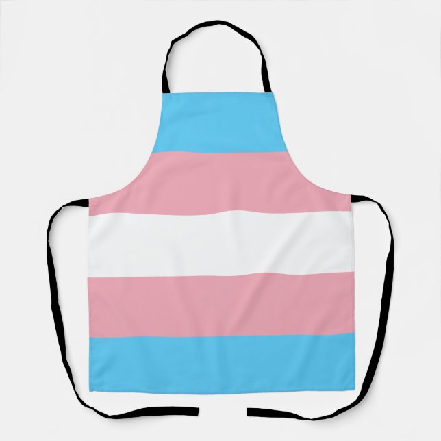 Transgender flag trans pride LGBT symbol gay homos Apron (Front)