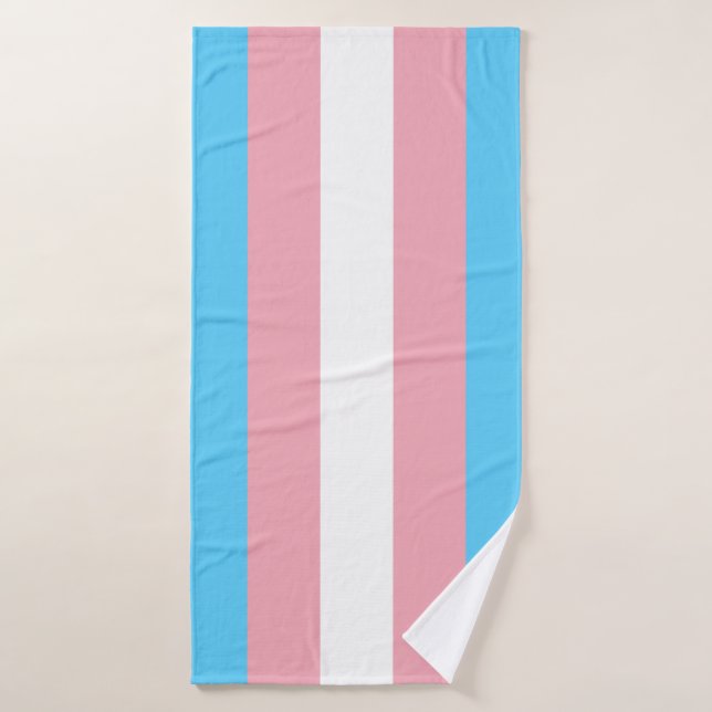 Transgender flag trans pride LGBT symbol gay homos Bath Towel (Bath Towel)