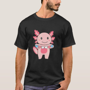 Transgender Flag Transgender Pride Lgbtq Axolotl T-Shirt