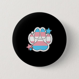 Transgender Furry Paw Lgbtq Month Gay Rights Pride 2 Inch Round Button