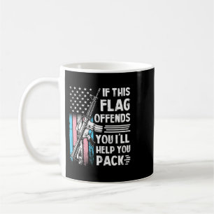 Transgender If This Flag Offends You AR15 Gun Righ Coffee Mug