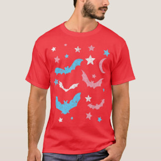 Transgender LGBTQ Bat Halloween Costume Trans Prid T-Shirt
