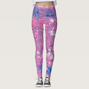 Transgender Marble Artwork Leggings