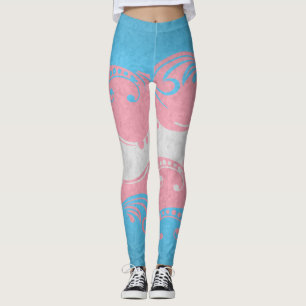 Transgender Ornamental Flag Leggings