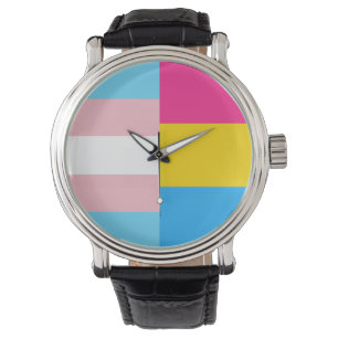 Transgender Pansexual Dual Pride Flag Watch