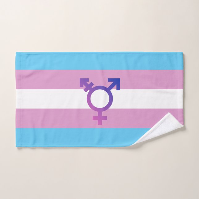 Transgender Pride and Symbol Hand Towel (Hand Towel)