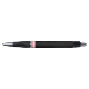 Transgender Pride Black Pen