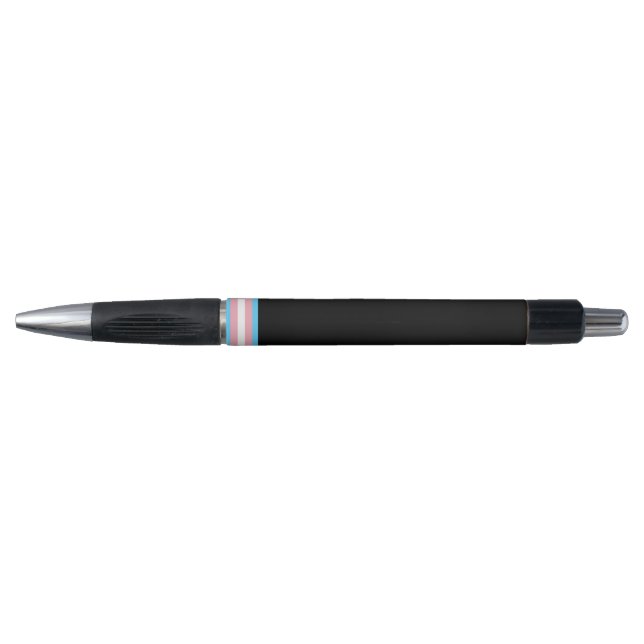 Transgender Pride Black Pen (Front)