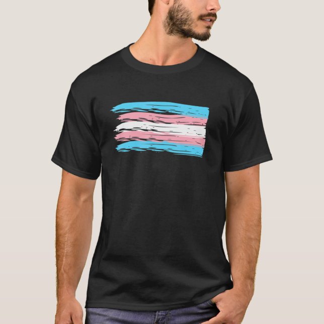 Transgender Pride Csd Flag T-Shirt (Front)