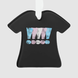 Transgender Pride Exclamation Points Ornament