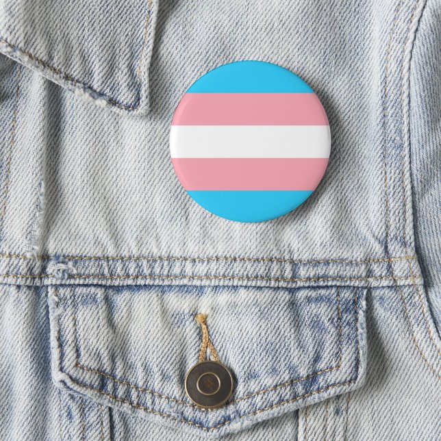 Transgender Pride Flag 2 Inch Round Button (Creator Uploaded)