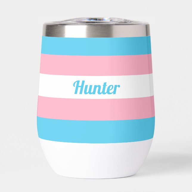 Transgender Pride Flag Cute Personalized (Front)