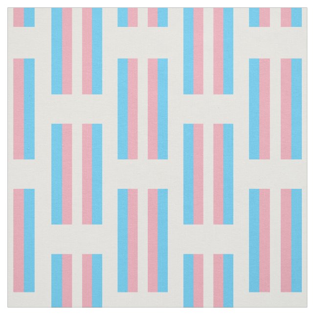 Transgender Pride Flag Fabric (Swatch)