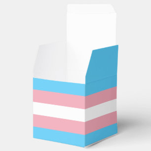 Transgender Pride Flag Favor Box