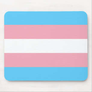 Transgender Pride Flag - LGBT Rainbow Mouse Pad
