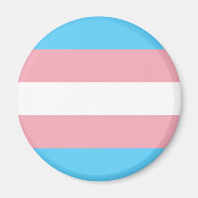 Transgender Pride Flag Magnet (Front)