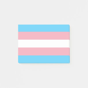 Transgender Pride Flag Post-it Notes