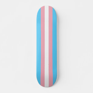 Transgender Pride Flag Skateboard