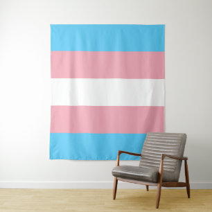 Transgender Pride Flag Tapestry