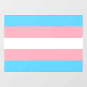 Transgender Pride Flag  Window Cling