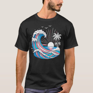 Transgender Pride Lgbtq Trans Flag - Japanese T-Shirt