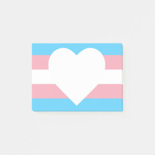 Transgender Pride Post-it Notes