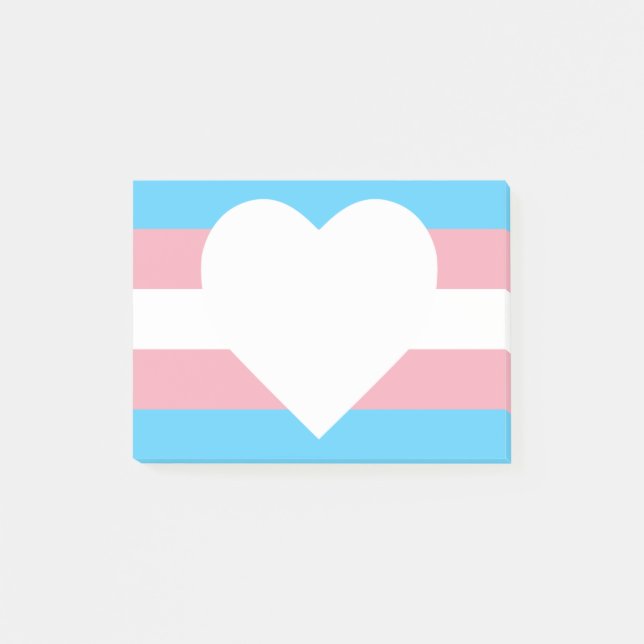 Transgender Pride Post-it Notes (Front)