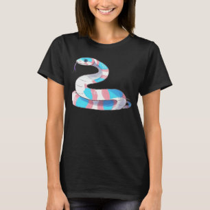 Transgender Pride Snake LGBT Trans Flag Snakes Rep T-Shirt